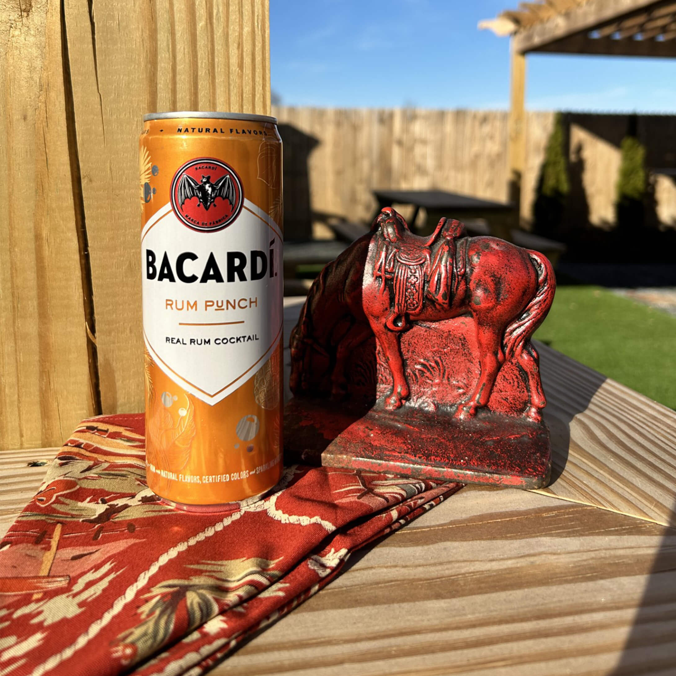 Bacardi Rum Punch Cocktail in a Can