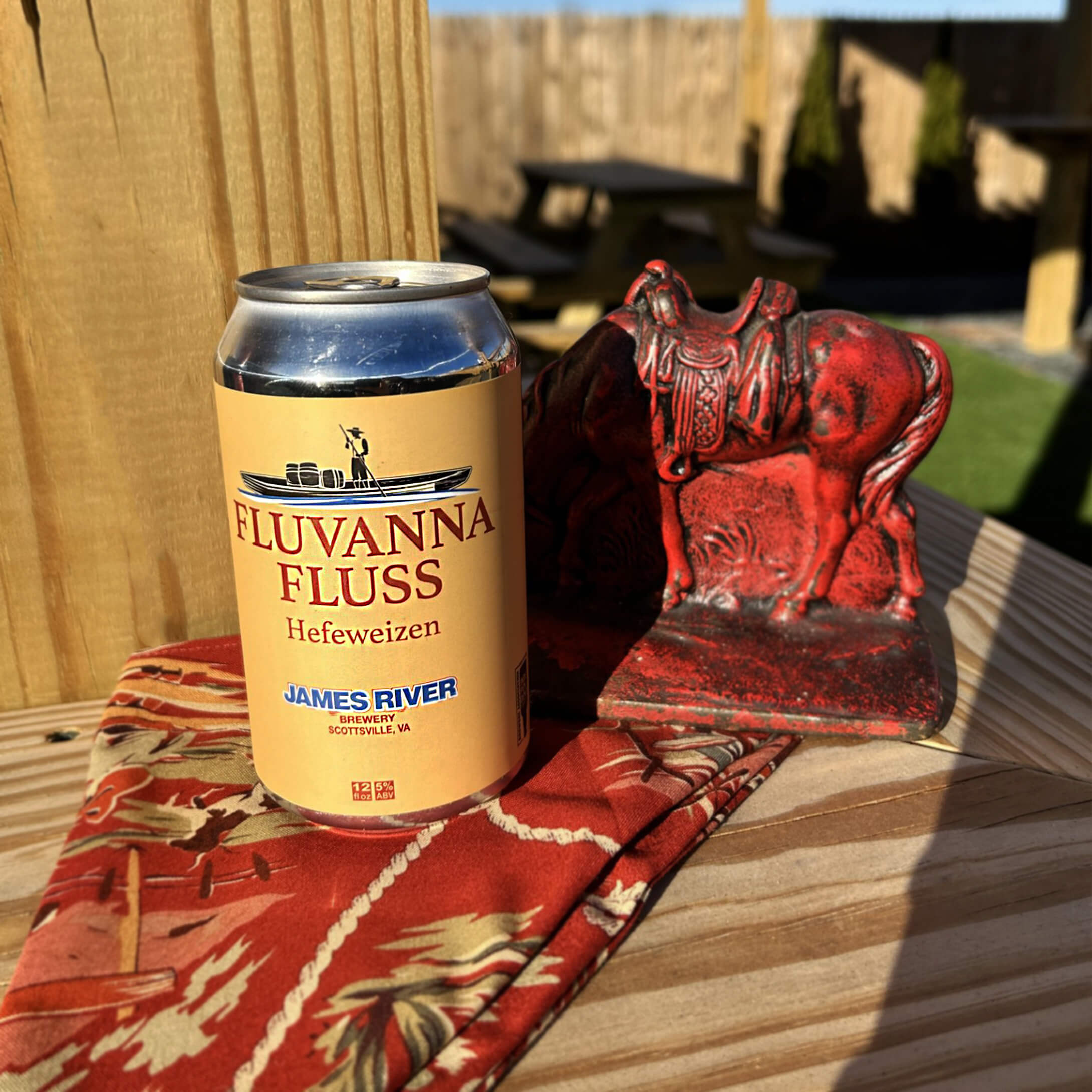 James River Brewery's Fluvanna Fluss Hefeweizen